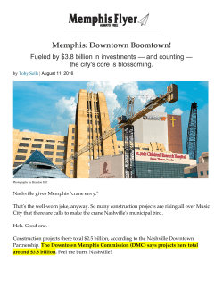 Memphis: Downtown Boomtown!