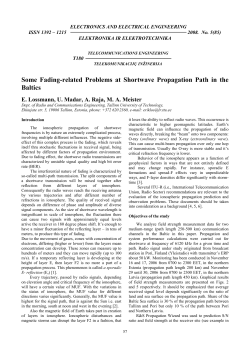 Print this article - Elektronika ir Elektrotechnika