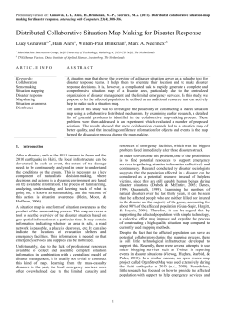 Distributed Collaborative Situation