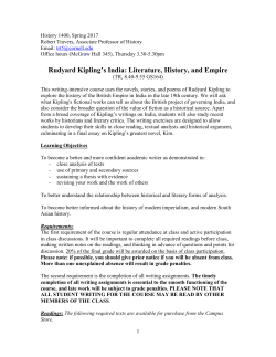 Literature, History, and Empire