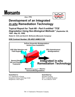 TCE Degradation Using Non-Biological Methods - CLU-IN