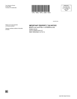 important property tax notice