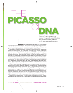 George Church is learning to redraw the genetic code. Medicine