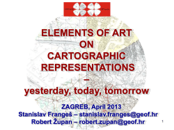 ELEMENTS OF ART ON CARTOGRAPHIC REPRESENTATIONS