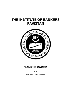 Sample Paper - The Brand Consultants