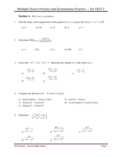Multiple Choice Practice and Examination Practice &ndash; for