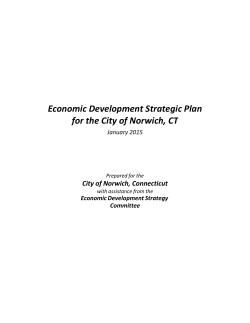Economic Development Strategic Plan for the City
