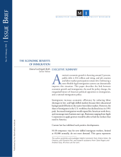 immigration - Manhattan Institute