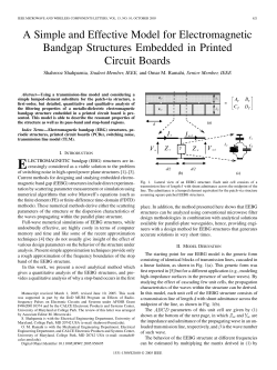 A Simple and Effective Model for Electromagnetic Bandgap