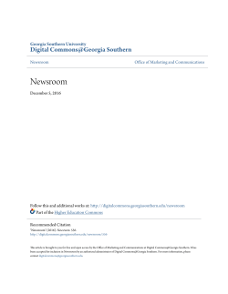 Newsroom - Digital Commons@Georgia Southern