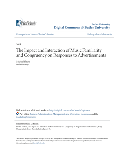 The Impact and Interaction of Music Familiarity and Congruency on