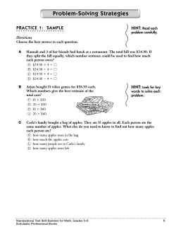 Sch Prof Math Skill Builder 5/6