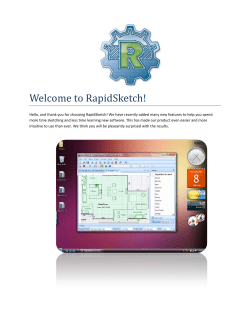Welcome to RapidSketch!
