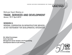 Latin America Experience and Current Work