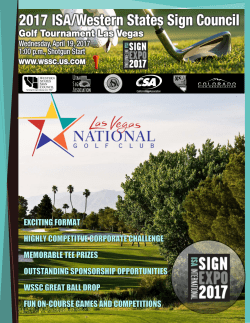 ISA/WSSC Golf Tournament