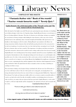 Fantastic Author visit * Book of the month* * Teacher reveals