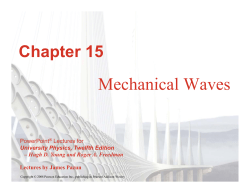 Mechanical Waves