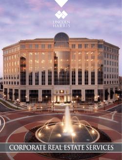 CORPORATE REAL ESTATE SERVICES