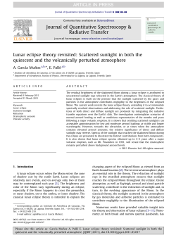 Lunar eclipse theory revisited Scattered sunlight in both the