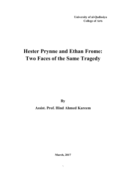 Hester Prynne and Ethan Frome: Two Faces of the Same Tragedy