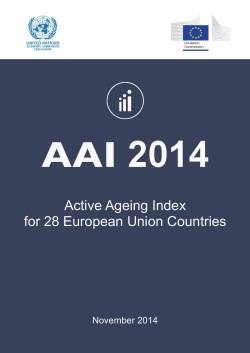 Active Ageing Index for 28 European Union Countries