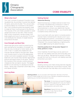 CORE STABILITY