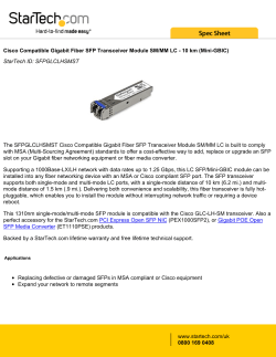 Cisco Compatible Gigabit Fiber SFP Transceiver Module SM/MM LC