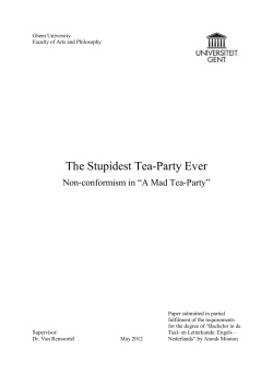 The Stupidest Tea-Party Ever