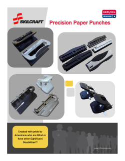 Precision Paper Punches