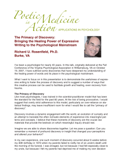 PDF of article - The Institute for Poetic Medicine