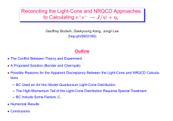 Reconciling the Light-Cone and NRQCD Approaches to Calculating