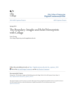 The Boundary: Intaglio and Relief Monoprints with Collage