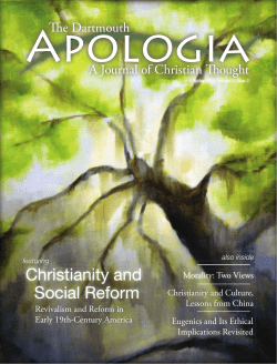 Christianity and Social Reform