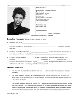 Postmodern Period 1945 &ndash; Present Thoughts on the play