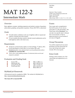 MAT 122-2