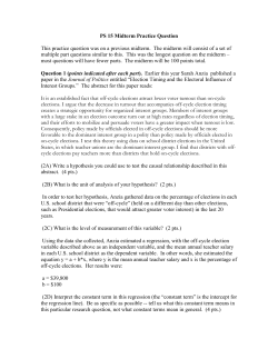 Midterm Practice Question