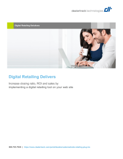 Digital Retailing Delivers