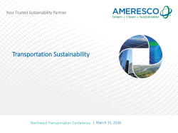 LED Street Lights and Controls - Northwest Transportation Conference