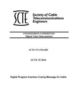 SCTE 35 2016