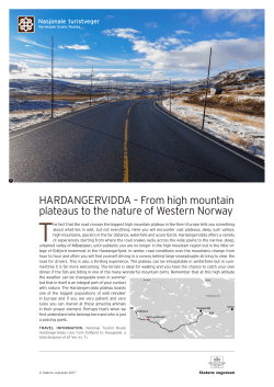 Brochure - Nasjonale turistveger