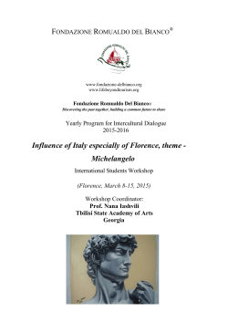 Influence of Italy especially of Florence, theme