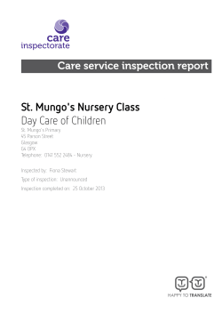 St. Mungo`s Nursery Class Day Care of Children