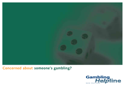 Concerned about someone`s gambling?