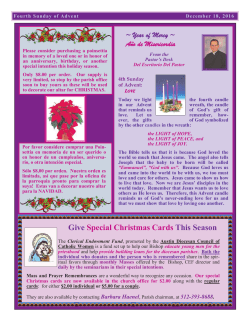 December 18, 2016 - Saint John the Evangelist Catholic Church