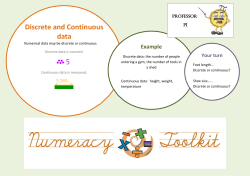 01 Discrete and continuous data