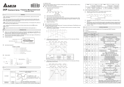 DVP Peripheral Series Frequency Measurement Card