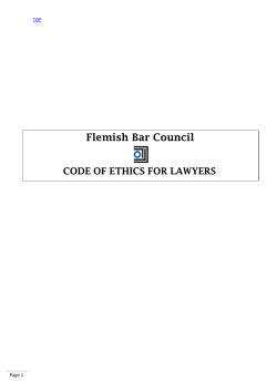 Flemish Bar Council