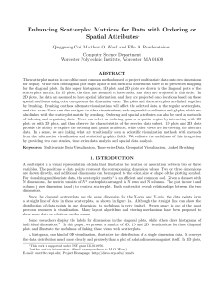 Enhancing Scatterplot Matrices for Data with Ordering or Spatial