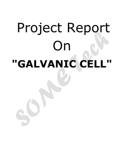 Galvanic Cell
