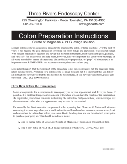 (golytely, nulytely...) prep - Three Rivers Endoscopy Center